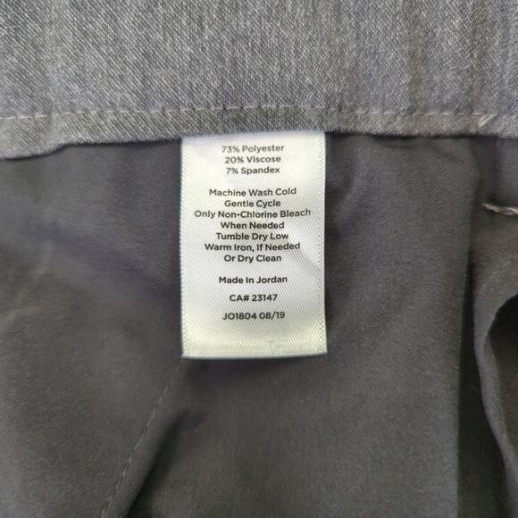 Talbots Cambridge Pant Pull-on Dress Pants Slim Tapered Trousers Gray Women's 14 - Picture 8 of 8